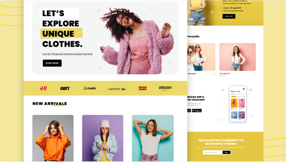 Clo Shop — уебсайт изработен от IP Solutions